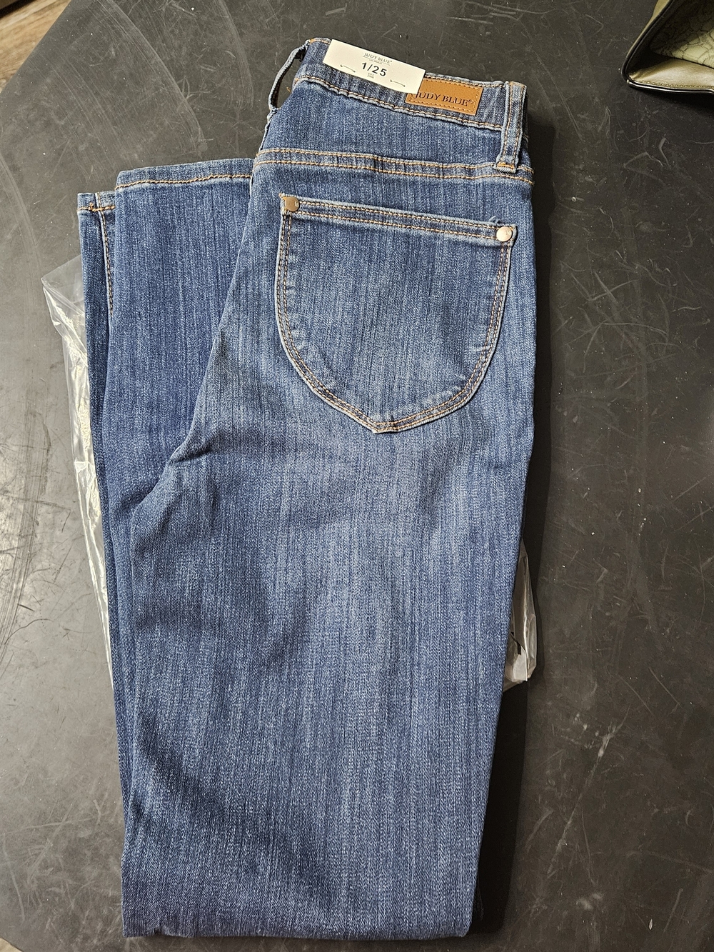 Judy Blue Patch Pocket Dark Wash Skinny Jeans